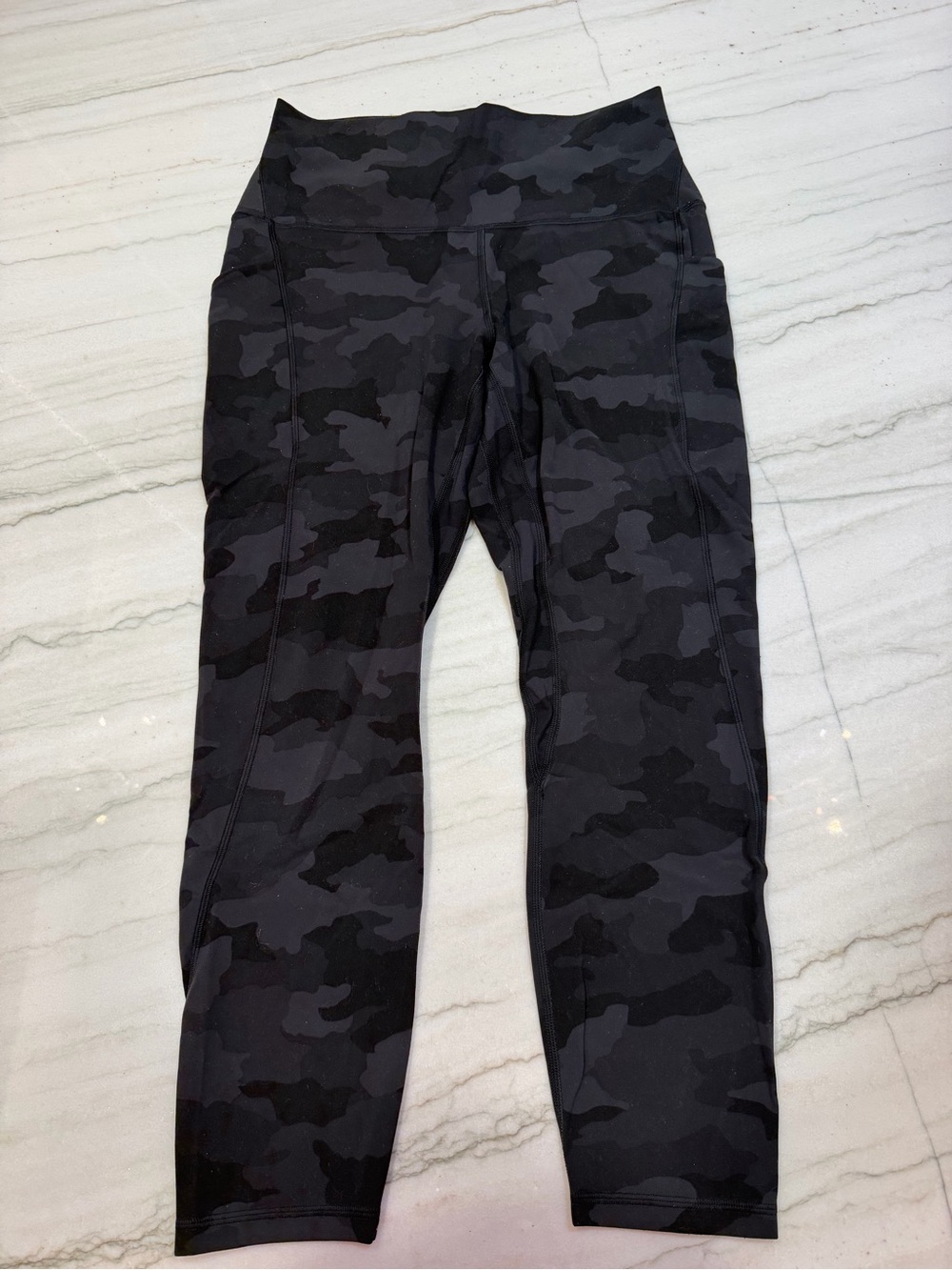 lululemon athletica Black Charcoal Camo Leggings